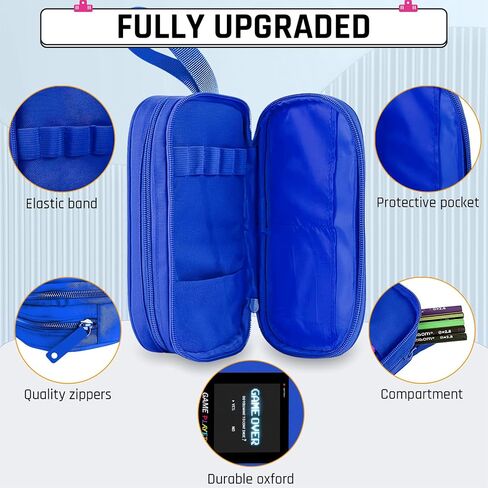 Backpack For School Boys - 3pcs 17″ Gamer Boys Backpack For Elementary Middle School - 3-in-1 Boys Backpack And Lunch Box Set For Ages 6-18 Kids Children Teens in Saudi Arabia