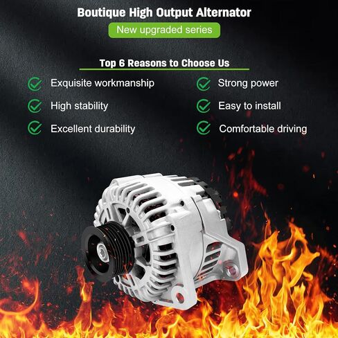 SCITOO Alternator AVA0004 400-40032 11017 Fit for Nissan Maxima 2004 2005 2006 2007 2008 3.5L in Saudi Arabia