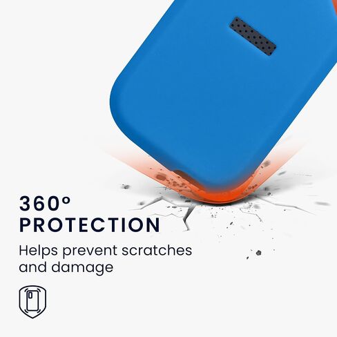kwmobile Silicone Case Compatible with Sandisk E61 SSD (not for E81) - Case Protective Cover for SSD Drive - Blue in Saudi Arabia