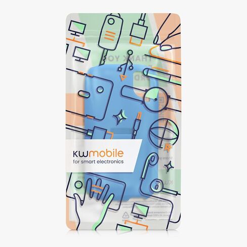 kwmobile Silicone Case Compatible with Sandisk E61 SSD (not for E81) - Case Protective Cover for SSD Drive - Blue in Saudi Arabia