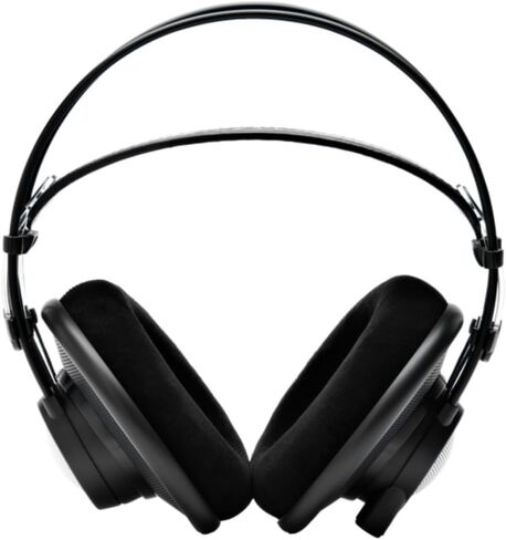 حزمة سماعات الرأس AKG K702 Studio المرجعية مع كابل تمديد سماعة الرأس Pig Hog PHX14-25، قطعة قماش تلميع للأدوات مقاس 1/4 بوصة - سماعات رأس فوق الأذن، سماعات رأس مفتوحة من الخلف in Saudi Arabia