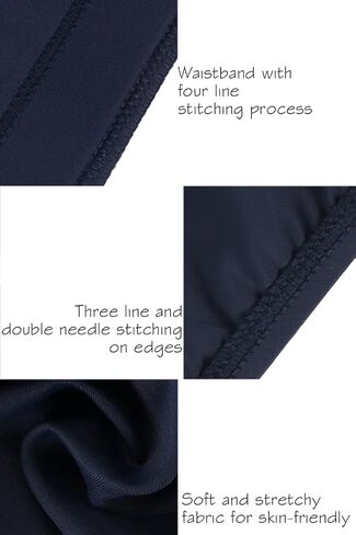 شورت سباحة بمقاس كبير للنساء من ملابس السباحة الصلبة، شورت سباحة مع لباس داخلي in Kuwait