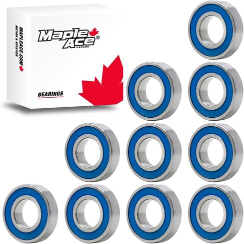 MAPLE ACE 6303-2RS Ball Bearing Premium Rubber Sealed 17x47x14mm (10Pcs) in Saudi Arabia