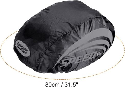 PATIKIL Waterproof Helmet Cover Bike Helmet Rain Cover Windproof Dustproof with Reflective Strip for Road Bicycle Cycling in Saudi Arabia