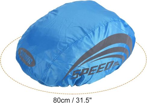 PATIKIL Waterproof Helmet Cover Bike Helmet Rain Cover Windproof Dustproof with Reflective Strip for Road Bicycle Cycling in Saudi Arabia