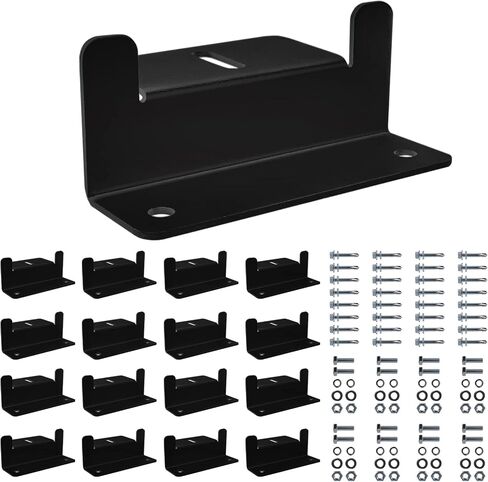 D&ONEHOS Solar Panel Mounting Z Brackets Lightweight Aluminum Corrosion-Free Construction for RVs, Trailers, Boats, Yachts, Wall and Other Off Gird Roof Installation, 16 Units per Set in Saudi Arabia