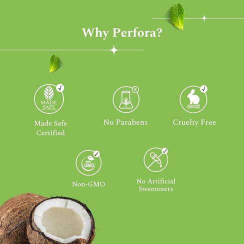 Oil Pulling for Teeth (10.16 Fl.Oz) with Coconut Oil, MCT & Peppermint Oil for Oral Health | Healthy Teeth & Gums | Ayurvedic Mouthwash | Alcohol Free Mouth Rinse | Coconut Mint in Saudi Arabia