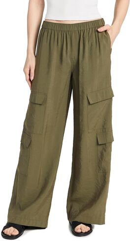 Madewell Women's Pull-On Wide-Leg Cargo Pants in Saudi Arabia