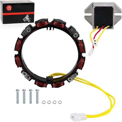 ملف الجزء الثابت للمولد 2Pin مع منظم لمحركات Briggs & Stratton 10-16 Amp 592830 يستبدل OEM 592830، 696458، 691064، 393295 845907 394890 797375 in Saudi Arabia