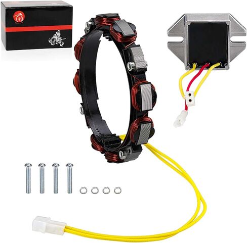 ملف الجزء الثابت للمولد 2Pin مع منظم لمحركات Briggs & Stratton 10-16 Amp 592830 يستبدل OEM 592830، 696458، 691064، 393295 845907 394890 797375 in Saudi Arabia