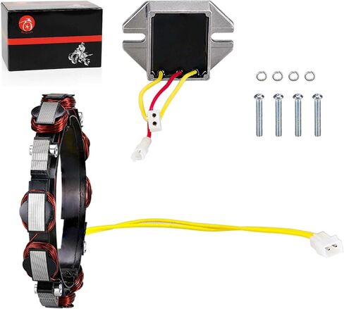 ملف الجزء الثابت للمولد 2Pin مع منظم لمحركات Briggs & Stratton 10-16 Amp 592830 يستبدل OEM 592830، 696458، 691064، 393295 845907 394890 797375 in Saudi Arabia