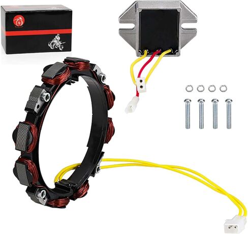 ملف الجزء الثابت للمولد 2Pin مع منظم لمحركات Briggs & Stratton 10-16 Amp 592830 يستبدل OEM 592830، 696458، 691064، 393295 845907 394890 797375 in Saudi Arabia