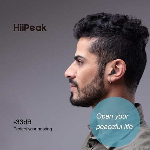 Ear Plugs for Sleeping Noise Cancelling Silicone Earplugs Sound Damper, 4 Sizes in XS/S/M/L Washable Reusable Noise Reduction Earplugs –33dB for Sleep,Snoring,Work,Concerts,Studying,Flight in Saudi Arabia