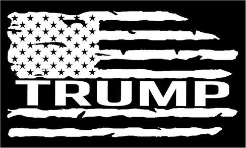 President Donald Trump 2024 United States Flag Presidential Election Bumper Sticker Car Decal Conservative Republican USA MAGA in Saudi Arabia
