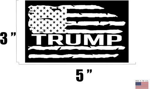 President Donald Trump 2024 United States Flag Presidential Election Bumper Sticker Car Decal Conservative Republican USA MAGA in Saudi Arabia