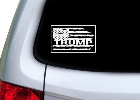 President Donald Trump 2024 United States Flag Presidential Election Bumper Sticker Car Decal Conservative Republican USA MAGA in Saudi Arabia
