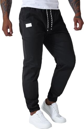 Mens Casual Cargo Pants Outdoor Hiking Jogging Pants Men Joggers Sweatpants Cotton Track Workout Pants in Saudi Arabia