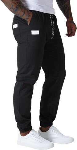 Mens Casual Cargo Pants Outdoor Hiking Jogging Pants Men Joggers Sweatpants Cotton Track Workout Pants in Saudi Arabia