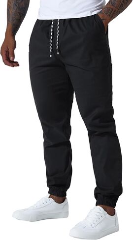 Mens Casual Cargo Pants Outdoor Hiking Jogging Pants Men Joggers Sweatpants Cotton Track Workout Pants in Saudi Arabia