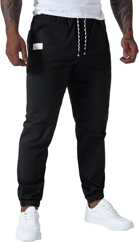 Mens Casual Cargo Pants Outdoor Hiking Jogging Pants Men Joggers Sweatpants Cotton Track Workout Pants in Saudi Arabia
