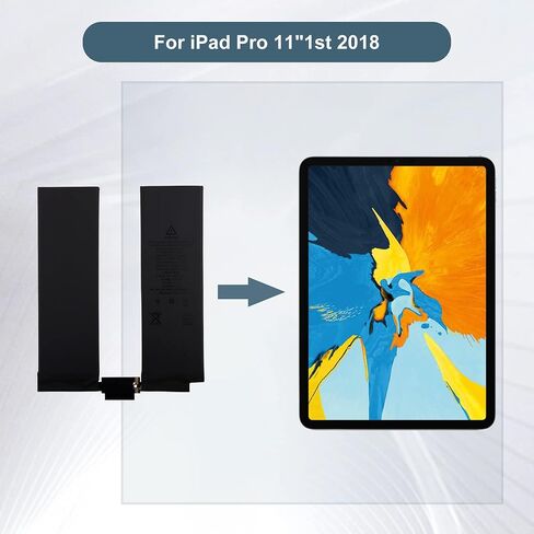 Replacement Battery A2042 Compatible with iPad Pro 11" 1st 2018 A1980 A1979 A2013 A1964 with Repair Tool Kit in Saudi Arabia