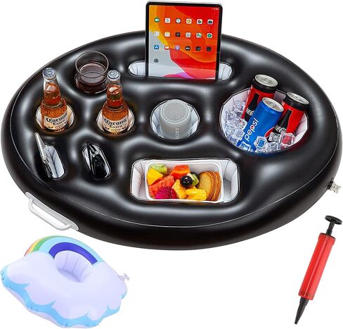 Floating Drink Holder - Upgraded Pool Drink Drink Float for Hot Tub, Beach and Summer Party Decor in Saudi Arabia