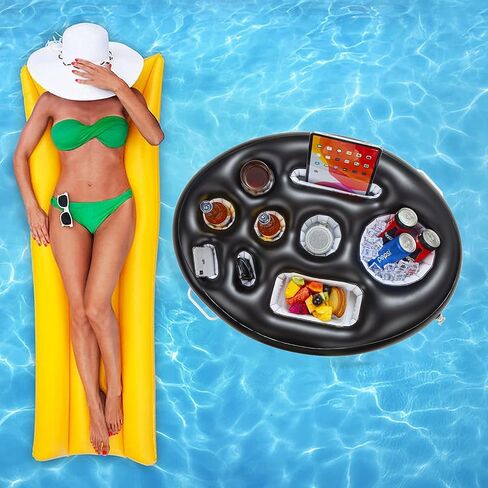 Floating Drink Holder - Upgraded Pool Drink Drink Float for Hot Tub, Beach and Summer Party Decor in Saudi Arabia