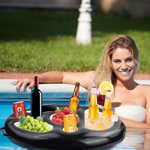 Floating Drink Holder - Upgraded Pool Drink Drink Float for Hot Tub, Beach and Summer Party Decor in Saudi Arabia