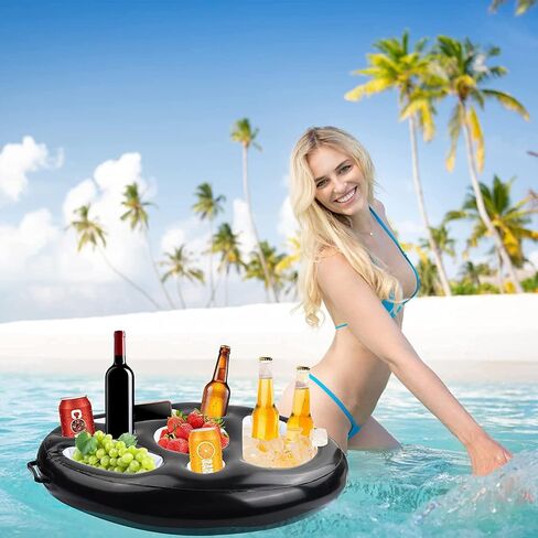 Floating Drink Holder - Upgraded Pool Drink Drink Float for Hot Tub, Beach and Summer Party Decor in Saudi Arabia