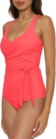 Women's Standard Crossover Tankini, Adjustable, Beach Cover Ups in Saudi Arabia