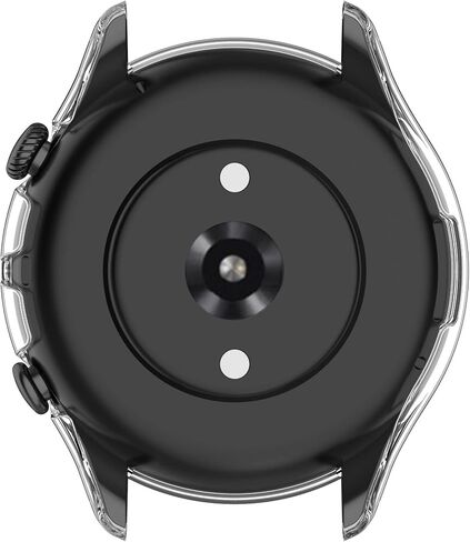 حافظات متوافقة مع Amazfit GTR 3 Pro/GTR 3 حافظة ساعة ناعمة من مادة TPU مقاومة للصدمات وغطاء واقي شاشة لملحقات Amazfit GTR 3 Pro (أسود) in Kuwait