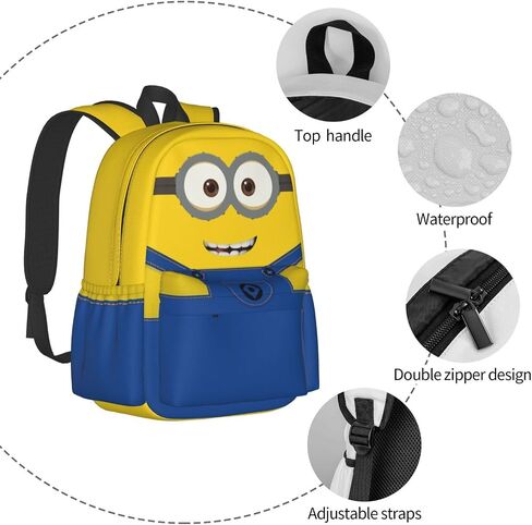 Cartoon Backpack for Boys Girls, Cartoon Cosplay Casual Daypack Lightweight 17 inch School Backpack for Kids Women in Saudi Arabia
