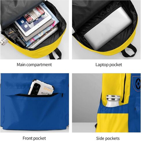 Cartoon Backpack for Boys Girls, Cartoon Cosplay Casual Daypack Lightweight 17 inch School Backpack for Kids Women in Saudi Arabia