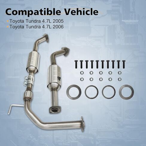 17381 18360 محول حفاز متوافق مع تويوتا تندرا 4.7 لتر 2005-2006 in Kuwait