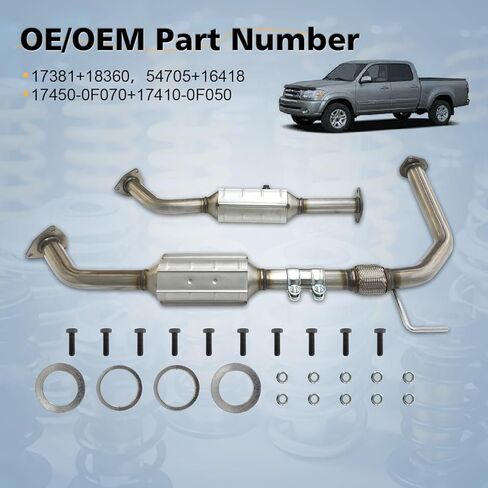 17381 18360 محول حفاز متوافق مع تويوتا تندرا 4.7 لتر 2005-2006 in Kuwait