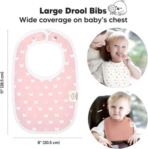 8 مرايل أطفال عضوية من KeaBabies للفتيات والفتيان و8 مرايل أطفال عضوية للفتيات والفتيان - مرايل أطفال للتسنين للأولاد والبنات - مرايل لحديثي الولادة للفتيات والفتيان in Saudi Arabia