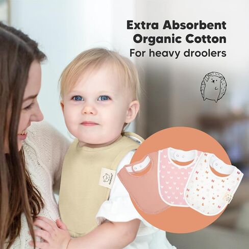 8 مرايل أطفال عضوية من KeaBabies للفتيات والفتيان و8 مرايل أطفال عضوية للفتيات والفتيان - مرايل أطفال للتسنين للأولاد والبنات - مرايل لحديثي الولادة للفتيات والفتيان in Saudi Arabia