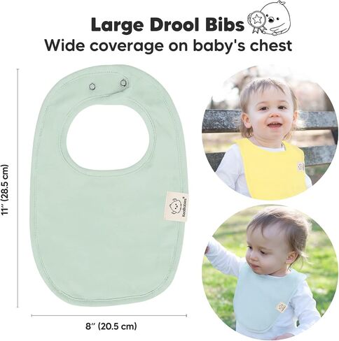 8 مرايل أطفال عضوية من KeaBabies للفتيات والفتيان و8 مرايل أطفال عضوية للفتيات والفتيان - مرايل أطفال للتسنين للأولاد والبنات - مرايل لحديثي الولادة للفتيات والفتيان in Saudi Arabia