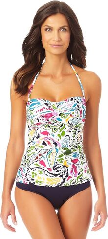 Anne Cole Women's Standard Twist Front Bandeaukini in Saudi Arabia