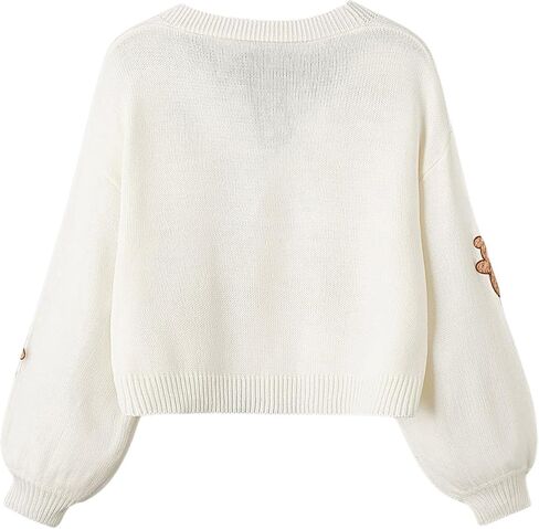 Milumia Women's Long Sleeve Print Button Front V Neck Cardigan Valentine Sweater in Saudi Arabia