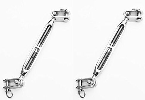 Two Marine Grade Stainless Steel Open Body Turnbuckle 5/16" in Saudi Arabia