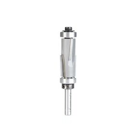 Amana Tool 47168 Carbide Tipped Flush Trim Compression 5/8 D x 1-3/8 Inch CH x 1/4 SHK w/ Upper and Lower Ball Bearing Guides Router Bit