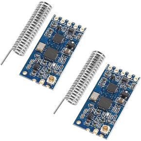 2pcs HC-12 433Mhz SI4463/SI4438 Wireless Serial Port Module 1000M Replace Bluetooth with Antenna