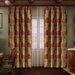 Loom and Mill Luxury Damask Curtains for Bedroom, Lined Thick Chenille Jacquard Blackout Curtains with Tiebacks, Window Curtain for Living Room Party Banquet Decor (2 Panels, 52 x 84 Inch, Grey)
