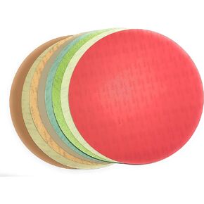 8 Variety Grits (0.5，1,3, 9, 15, 30,45 and 60 microns) Diamond Lapping Microfinishing Film 5 inch (PSA)