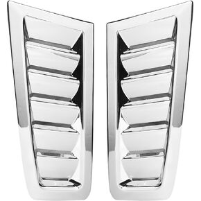 car hood vents, Acouto Hood Scoops Fit for Focus RS MK2 Hood Vents for Cars Bonnet Vents 2pcs Auto ABS Bonnet Air Vent Hood Cover Air Intake Hood Vents for Car Modified