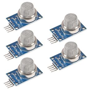 5pcs MQ-3 MQ3 Alcohol Sensor Module Breath Gas Detector Ethanol Detection Module for Arduino Raspberry Pi ESP8266 MQ3 5V DC (MQ-3)