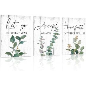 Motivational Wall Art Office Decor: 3 Piece Positive Quotes Wall Decor for Office,Stay Positive Work Hard Make It Happen Wall Art Office Pictures Inspirational Posters Black Art Wall Decor 12" x 16"