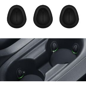 Car Cup Limiter Cup Holder Insert Position Adapter, Anti-Slip & Anti-Shake Silicone Water Bottle Stabilizers with Self-Adhesive, Cup Position Fixer for Car Truck SUV(6PCS)