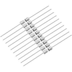 uxcell Fast Acting Blow Fuse Axial Lead Glass Fuses 3.6mm X 10mm 250V F1A 10Pcs